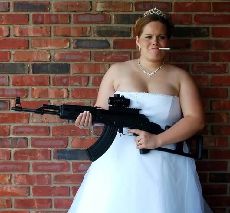 Nobody Messes With This Bride