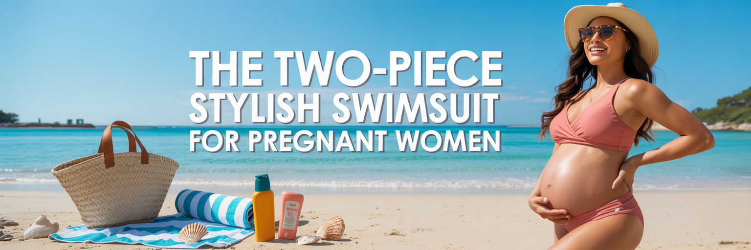 The Two-Piece Stylish Swimsuit For Pregnant Women