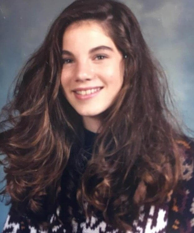 Teenage Michelle Monaghan Shows Us What 14lbs of Hair Looks Like
