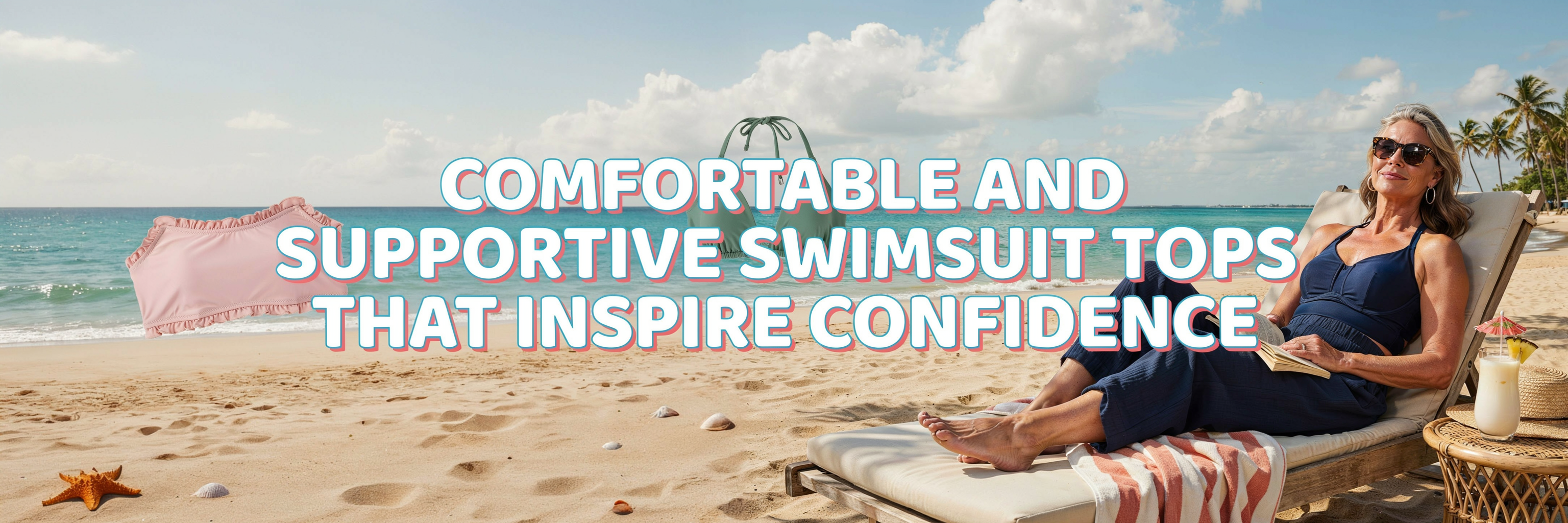 Comfortable and Supportive Swimsuit Tops for Women Over 50