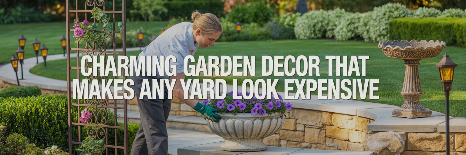 Charming Garden Decor That Makes Any Yard Look Expensive
