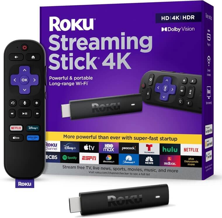 Roku 4K Streaming Stick - Ultimate TV Upgrade with Voice Remote - 30% Off!