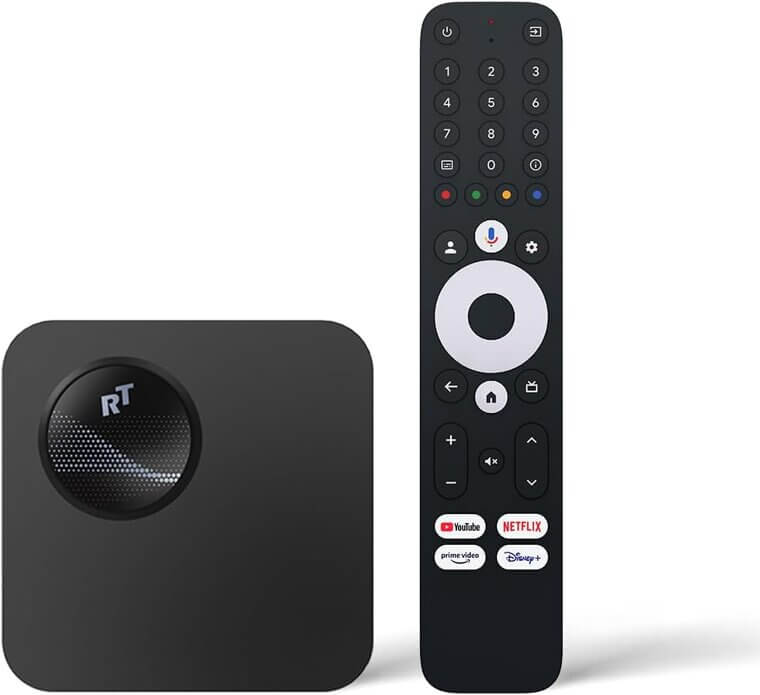 RockTek GX1 4K Streaming Player with Google TV & Dolby Atmos