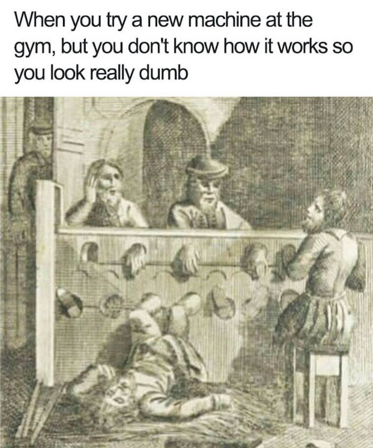 Everyone's First Day at the Gym