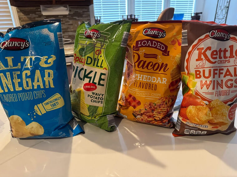 Aldi-Brand Chips and Pretzels