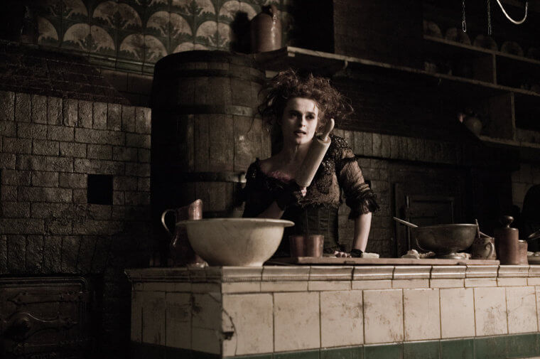 Helena Bonham Carter Was Very Visibly Expecting During Sweeney Todd
