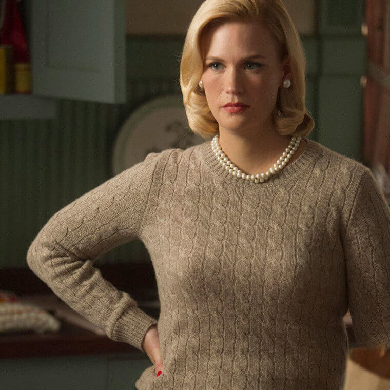Mad Men Found a Chubby Solution for Pregnant January Jones