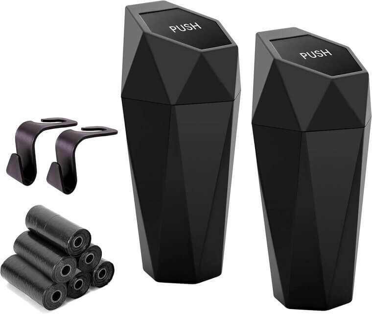 Ginsco Car Trash Can - Keep Your Ride Clean and Tidy!