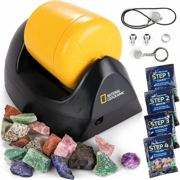 Explore Geology with National Geographic Rock Tumbler Kit for Kids! Don’t Miss the 16% Discount!