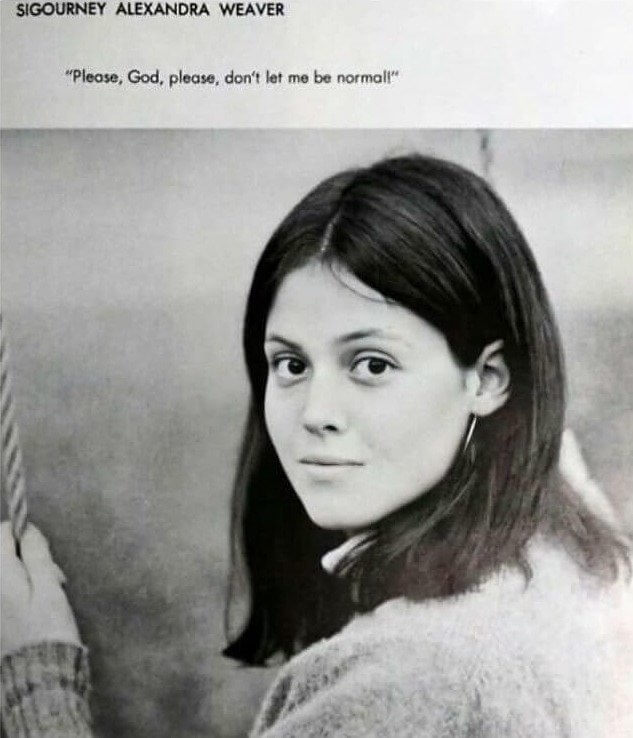 Sigourney Weaver at High School