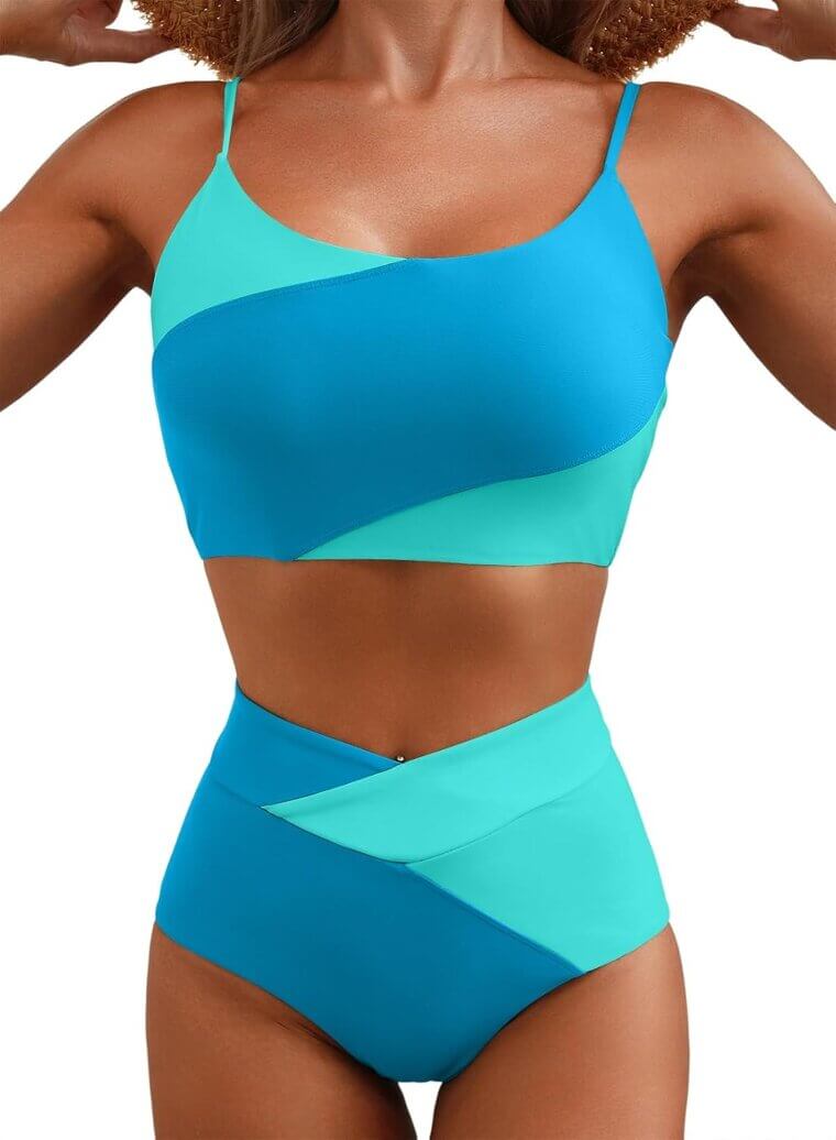 Herseas Bikini Set - Stylish High Waisted Swimwear for Summer Fun - Now 21% Off!