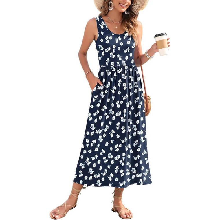 WNEEDU Maxi Dress - Perfect for Summer Beach Days - Now 15% Off!
