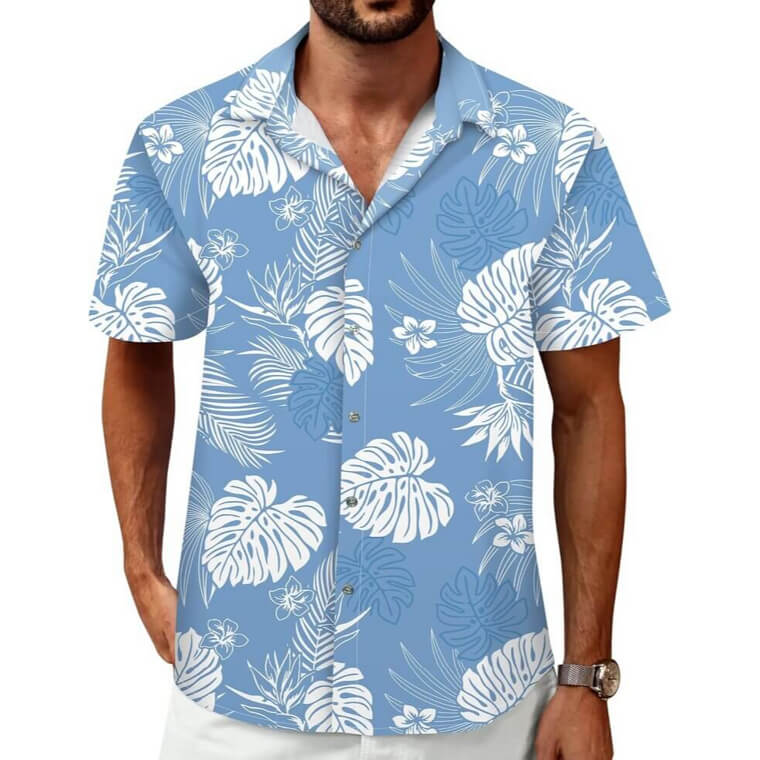 Hawaiian Shirt - Vibrant Tropical Vibes for Your Summer Look