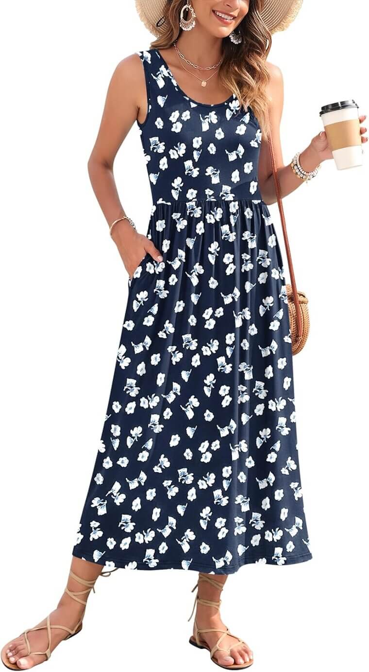 WNEEDU Maxi Dress - Perfect for Summer Beach Days - Now 10% Off!