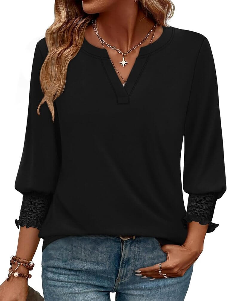 WIHOLL Women's Trendy Blouses - Perfect for Any Occasion - Now 55% Off!