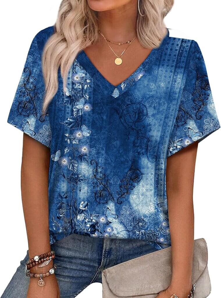 Alaroo Summer Tops - Trendy V Neck Shirts for Casual Outfits - Now 47% Off!
