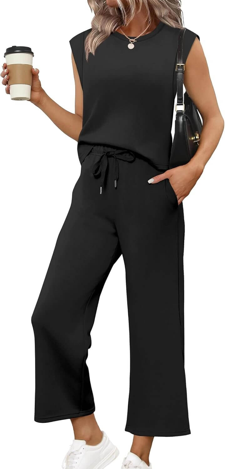 SAMPEEL Women's Summer Sets - Perfect for Travel & Lounge 