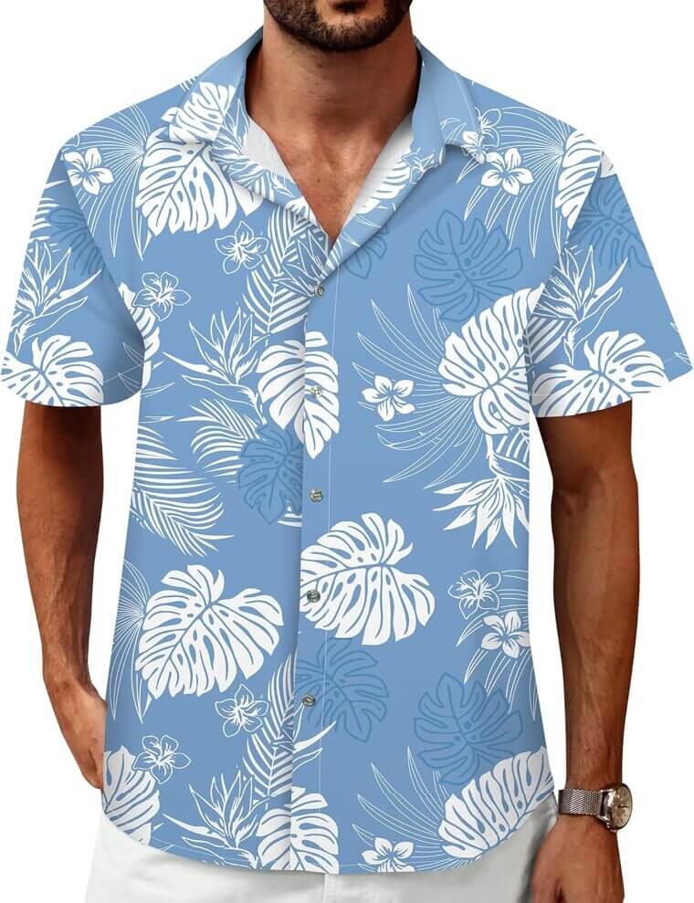Hawaiian Shirt - Vibrant Tropical Vibes for Your Summer Look - 25% Off!