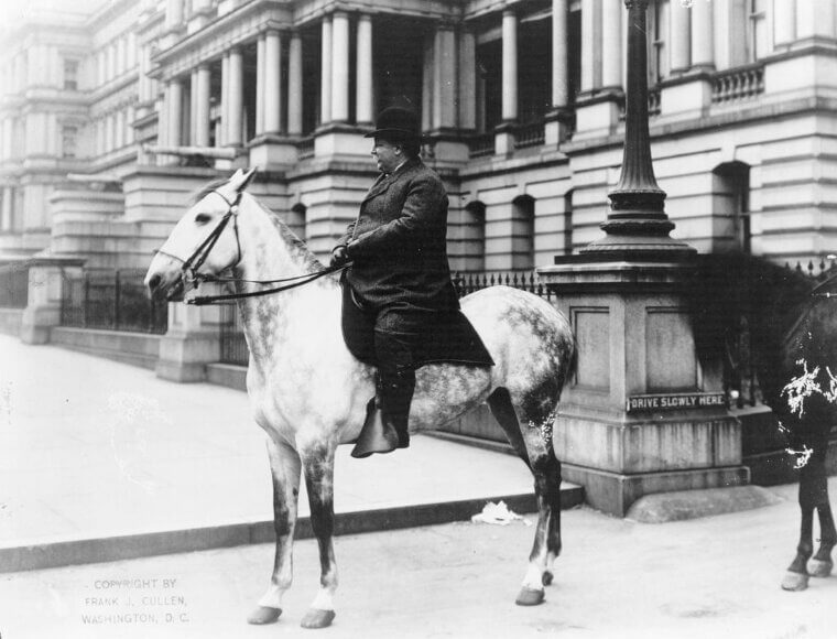 William Howard Taft - Dogs, a Horse, and a Cow