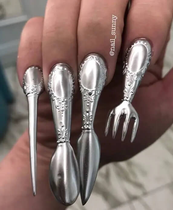 A Unique Pair of Cuticle Cutlery