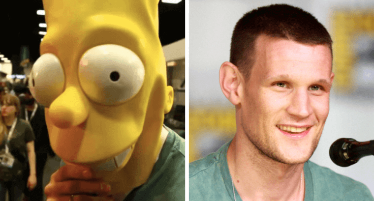 Matt Smith As Bart Simpson
