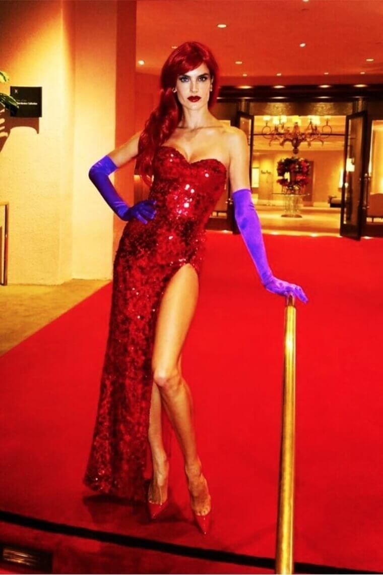 Alessandra Ambrosio As Jessica Rabbit