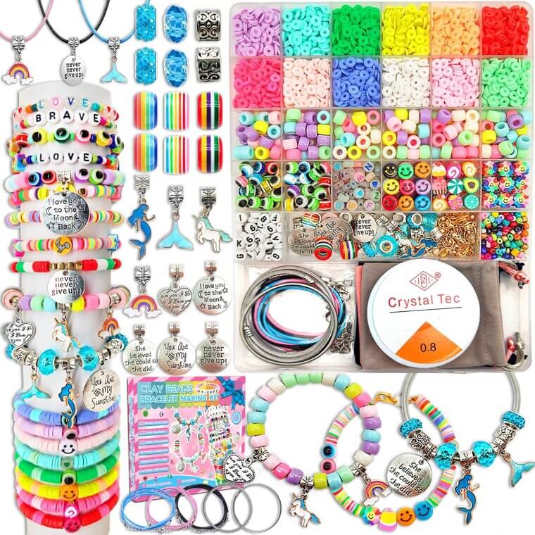 Bracelet Making Kit - Fun Craft for Girls Ages 6-12 - Now 23% Off!