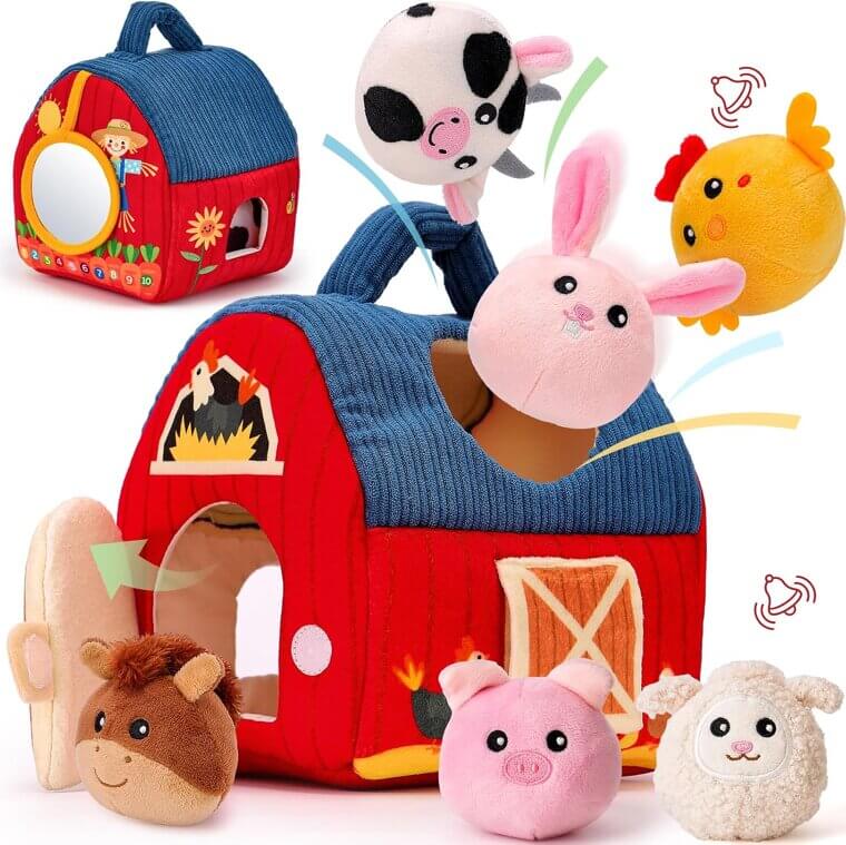 Hahaland Baby Toys - Fun Farm Animals for Sensory Play - Now 27% Off!