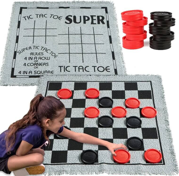 Vintage Giant Checkers - Fun for All Ages! - 28% Off!