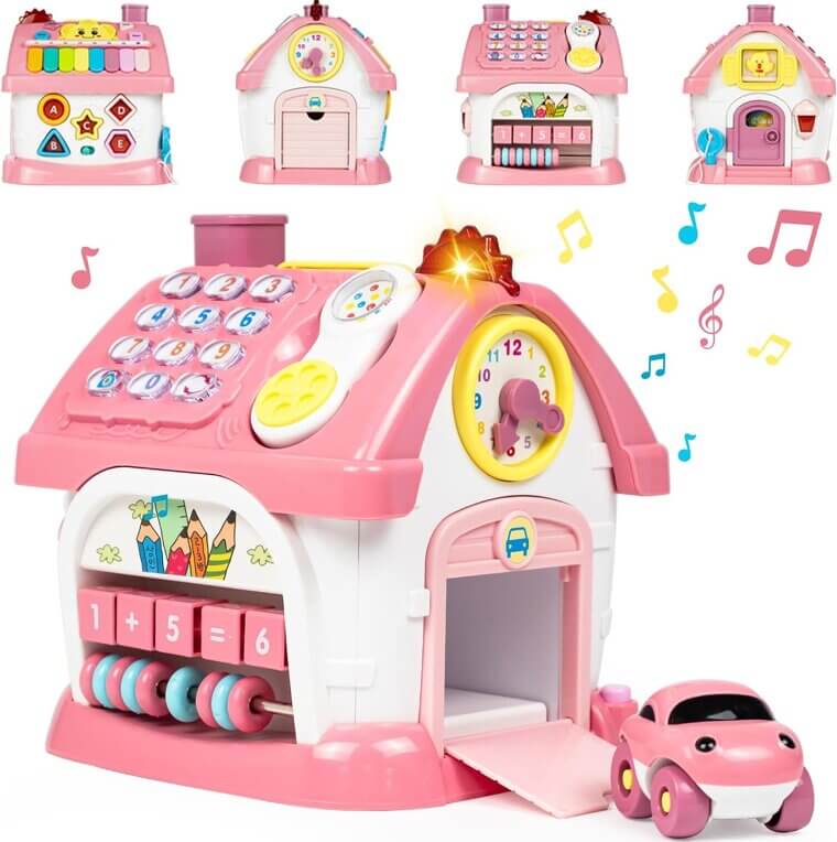 Marstone Musical Learning House: Fun & Educational Toddler Toy 