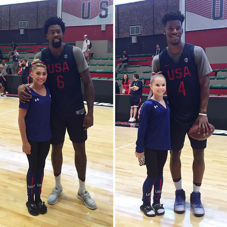 Ashton Locklear, Ragan Smith, Jimmy Butler, And Deandre Jordan Were Quite a Contrast
