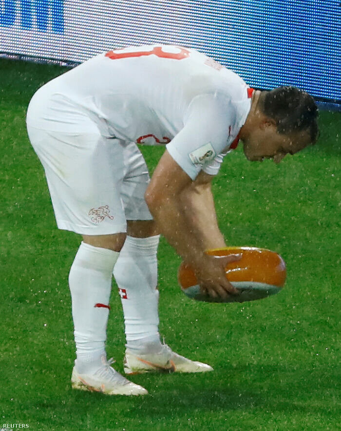 Wheel Of Cheese After Winning Goal