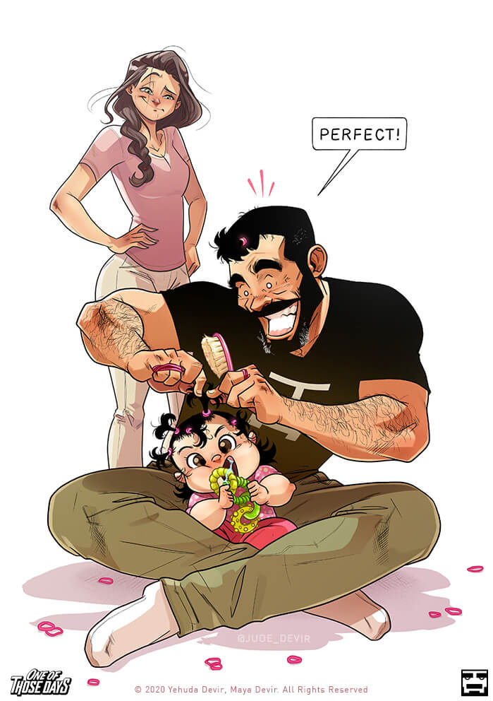 Du kannst Meisterwerke mit dem Haar deines Babys erschaffen