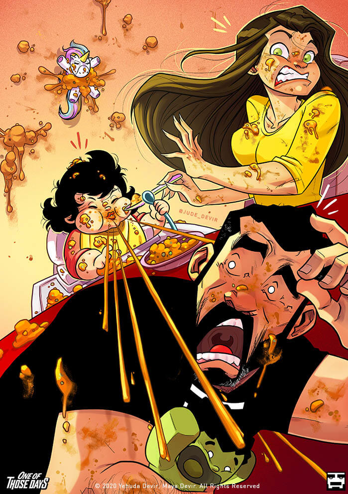 Jeden Tag eine Essensschlacht