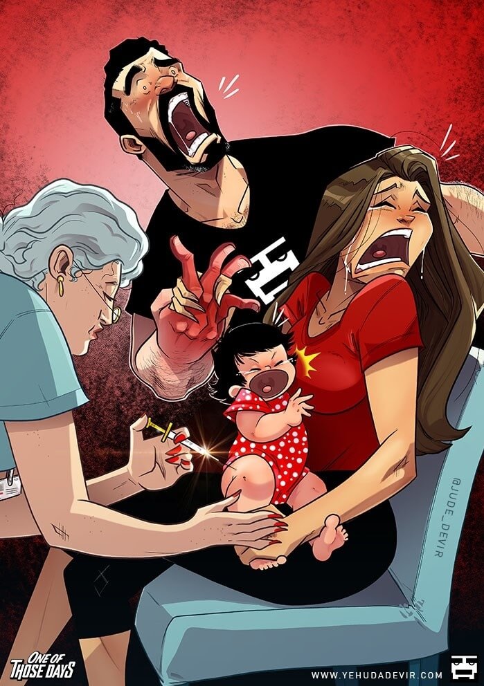 Diese ersten Piekser sind ein Schuss ins Herz