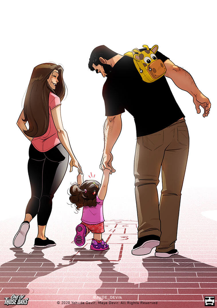 Wenn du auf eine andere Stufe trittst