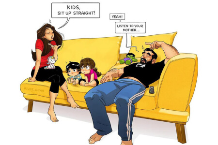 Ilustrações Cômicas E Precisas Que Qualquer Pai Vai Entender