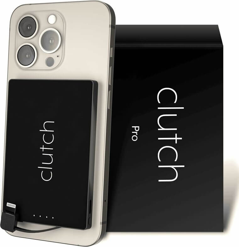 Clutch Pro Charger - Ultra-Thin, Magnetic, iPhone Compatible 