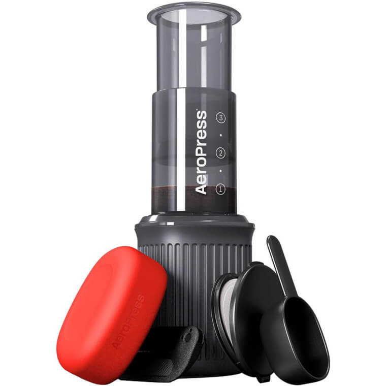 AeroPress Go Coffee Press - Perfect for Travel and Camping 