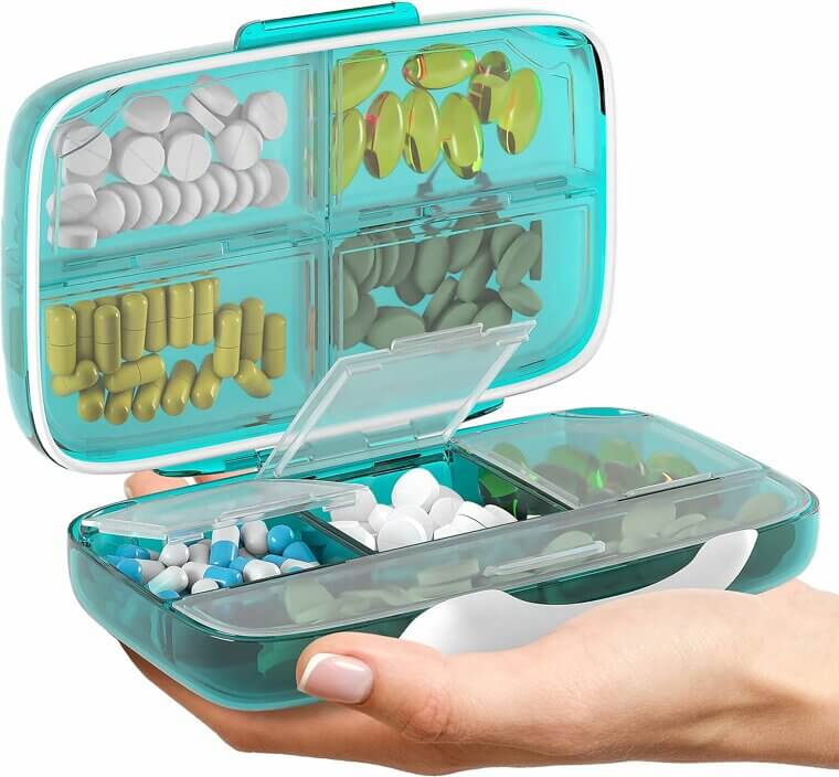 Travel Pill Organizer - Your Ultimate Travel Buddy for Medication! 