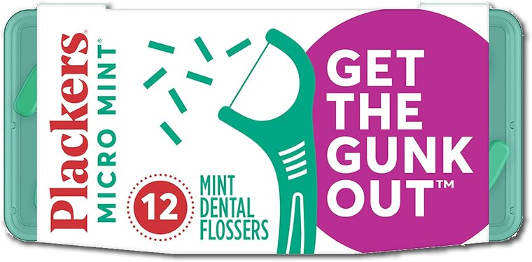 Plackers Mint Floss Picks - Easy Flossing On-the-Go 