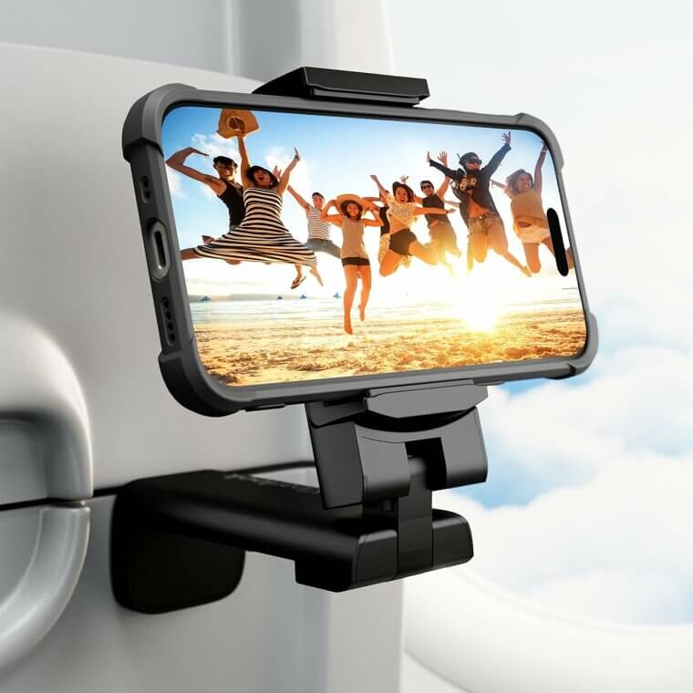 Klearlook Airplane Phone Holder - Travel Essential with 360° Rotation - Now 33% Off!