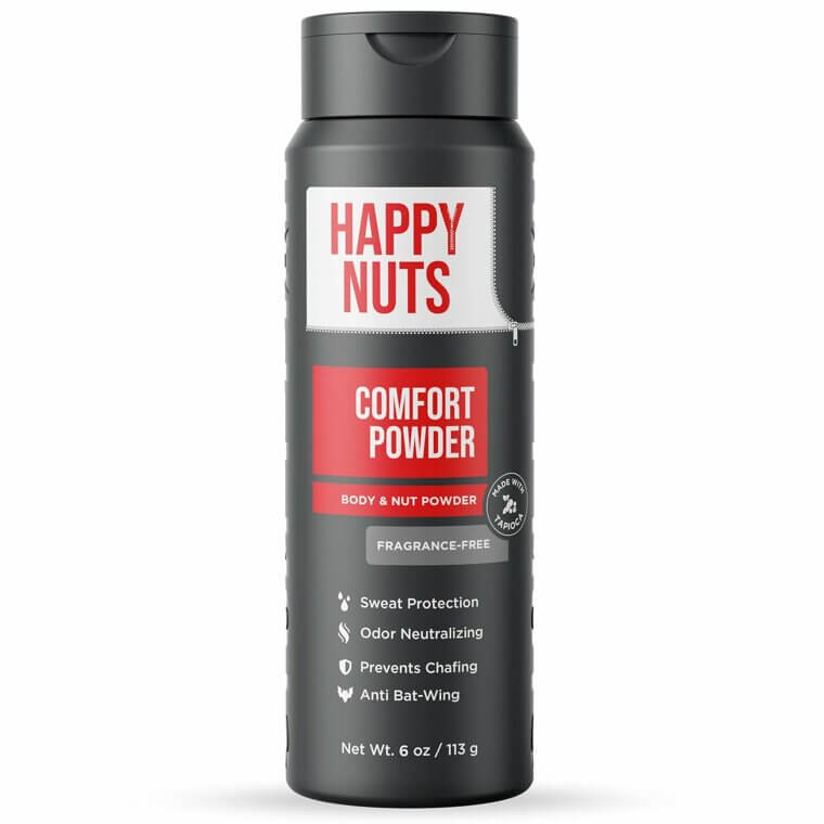 HAPPY NUTS Powder - Ultimate Comfort & Odor Control for Men 