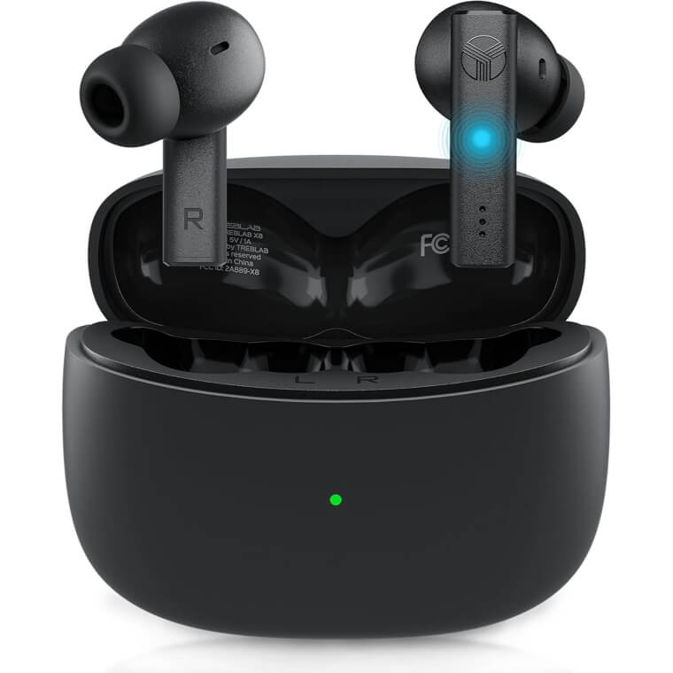 TREBLAB X8 Earbuds - Exceptional Sound & Comfort for Active Lifestyles 