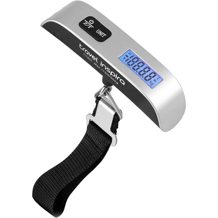 Travel Inspira Luggage Scale - Portable, Accurate, and Lightweight! 