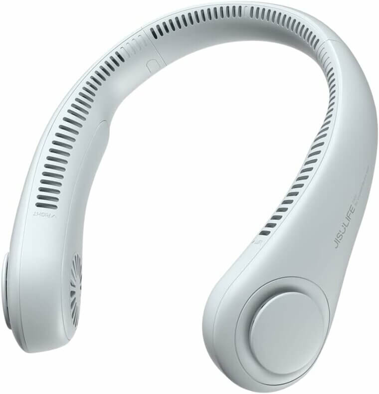 JISULIFE Neck Fan: Hands-Free Comfort with 5 Speeds - Now 6% Off!