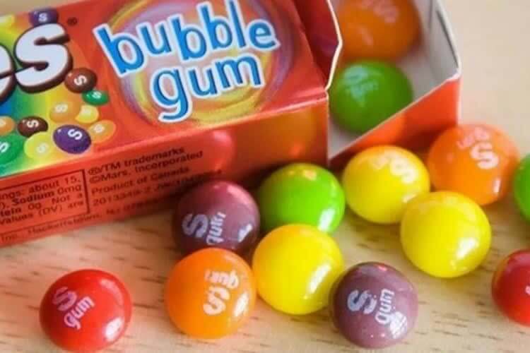 Skittles Bubble Gum Didn't Last Very Long