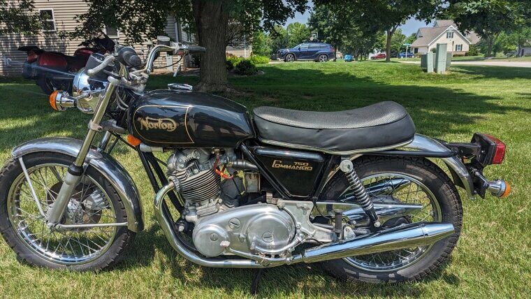 1973 Norton 750 Commando - $5,750