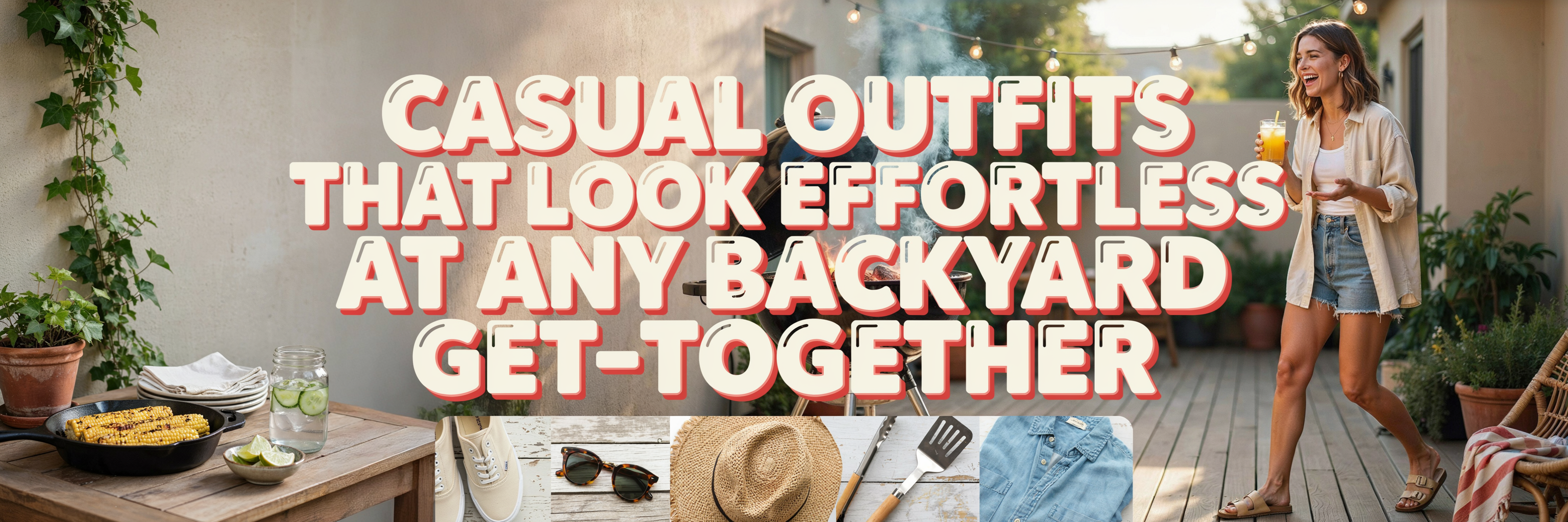 Casual Outfits That Look Effortless at Any Backyard Get-Together