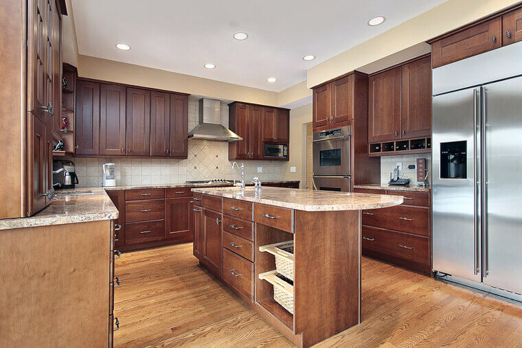 Dark Wood Cabinetry